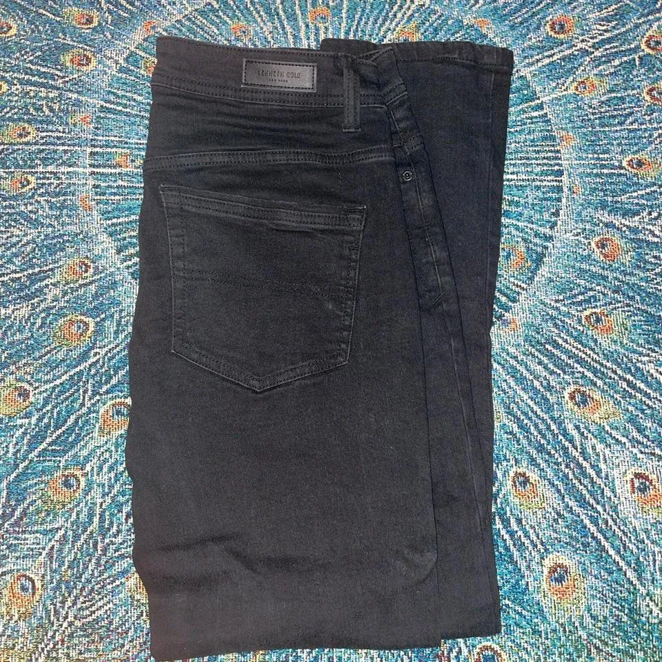 Kenneth Cole Men's Black Jeans
