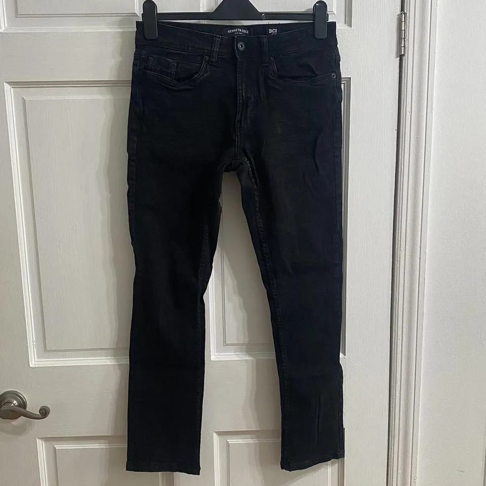 Kenneth Cole Men's Navy Jeans