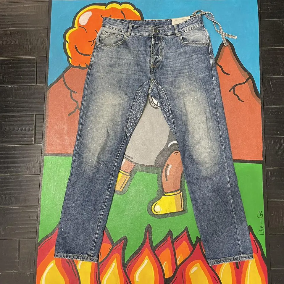 Kith Men's Blue and Navy Jeans