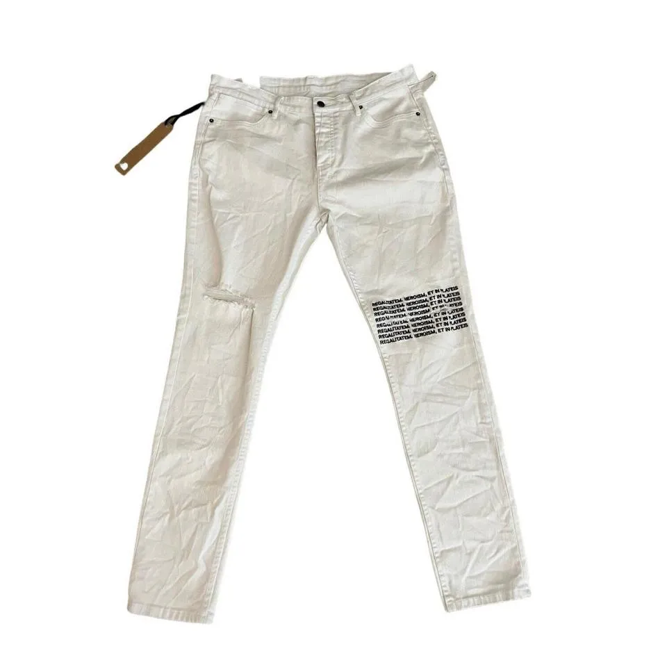 Ksubi Men's White Jeans