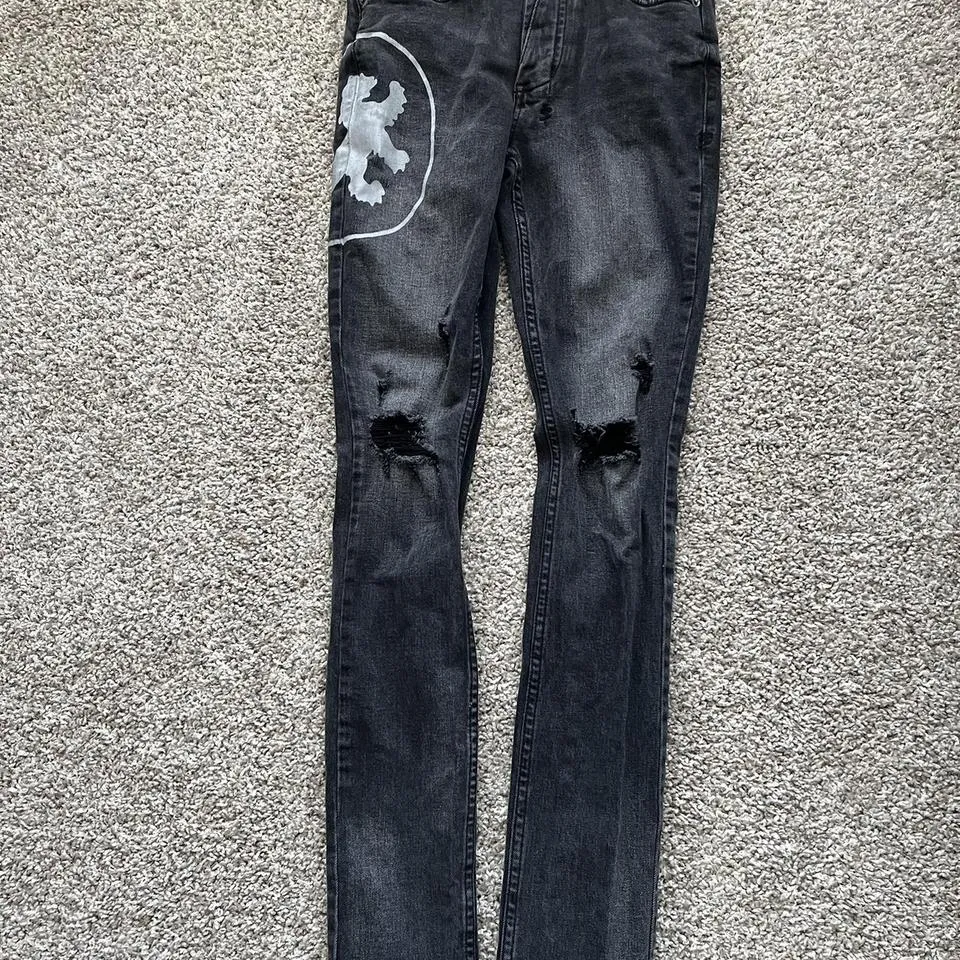 Ksubi Men's Black and Grey Jeans