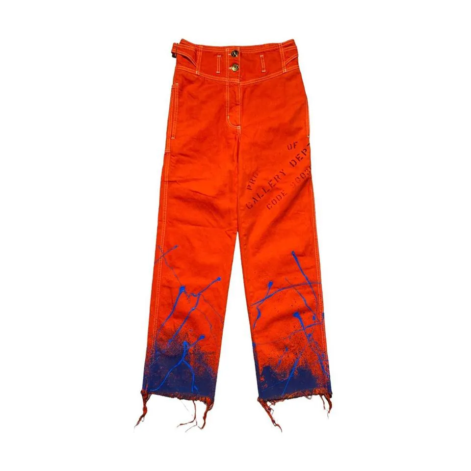 Lanvin Men's Red Jeans