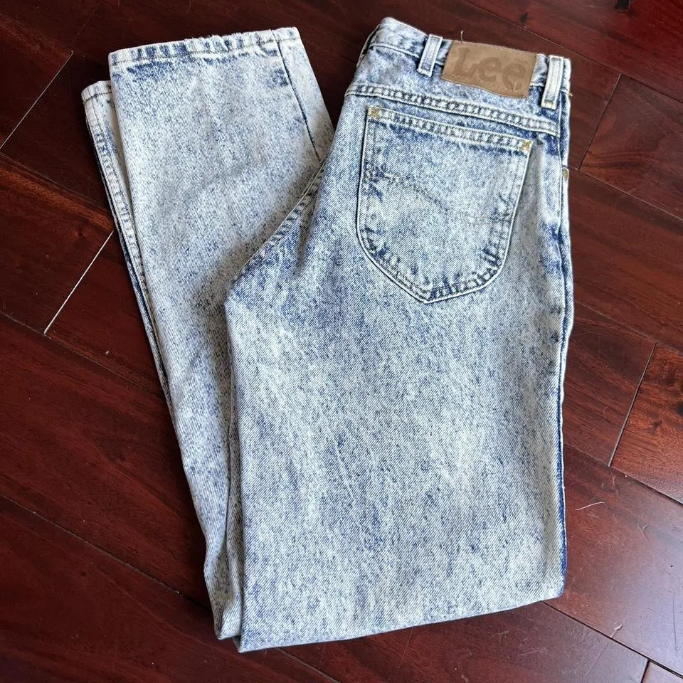 Lee Men's Blue and Navy Jeans