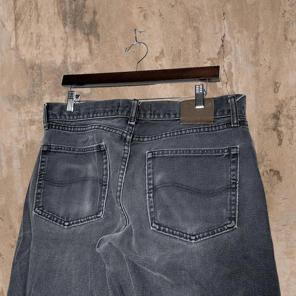 Lee Men's Grey and Black Jeans