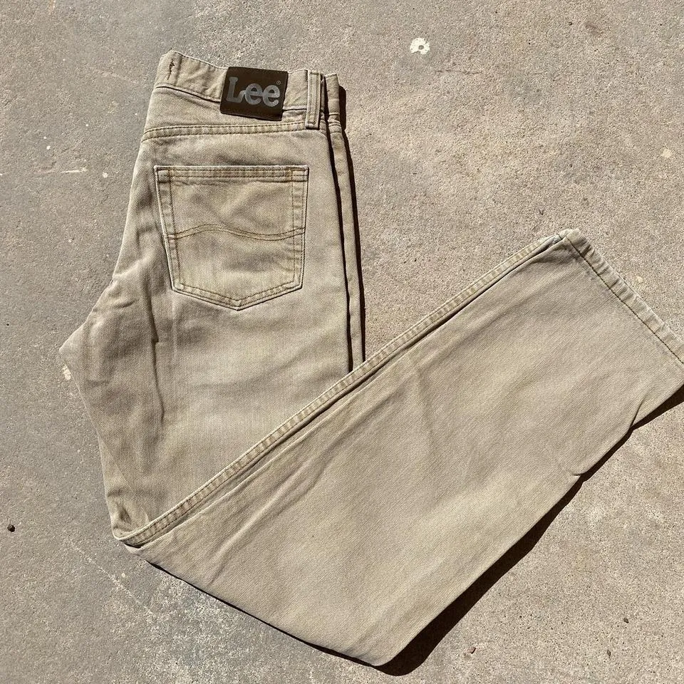 Lee Men's Tan and Khaki Jeans