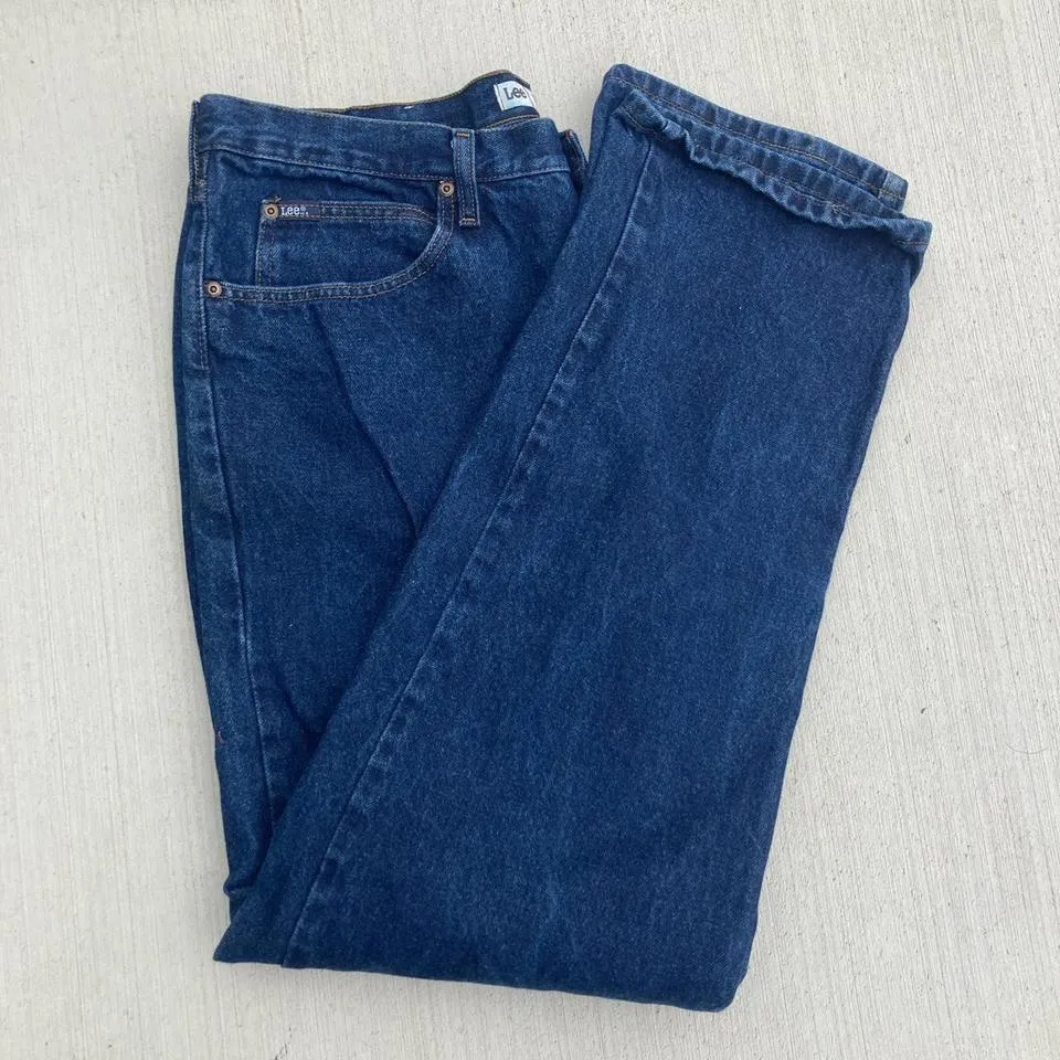 Lee Men's Navy Jeans