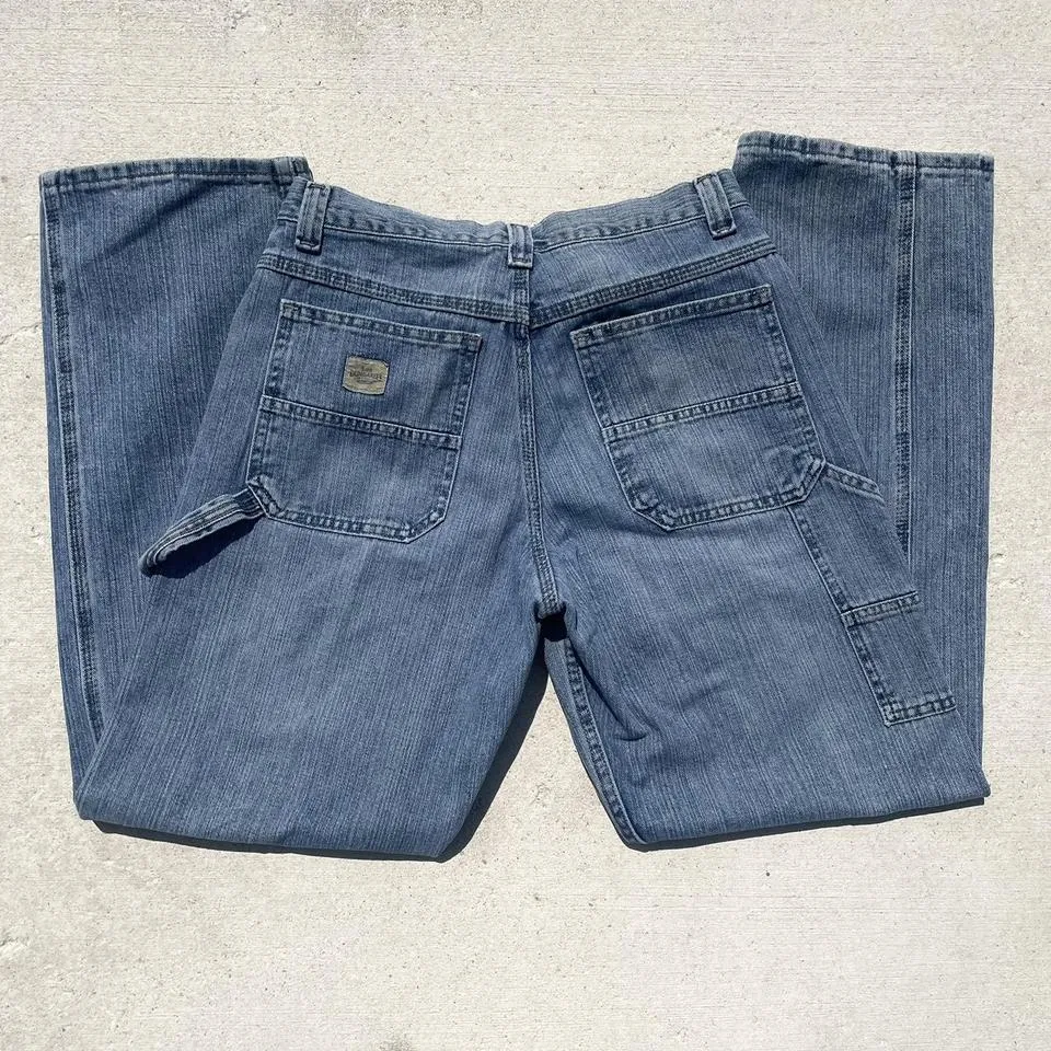 Lee Men's Blue and Navy Jeans
