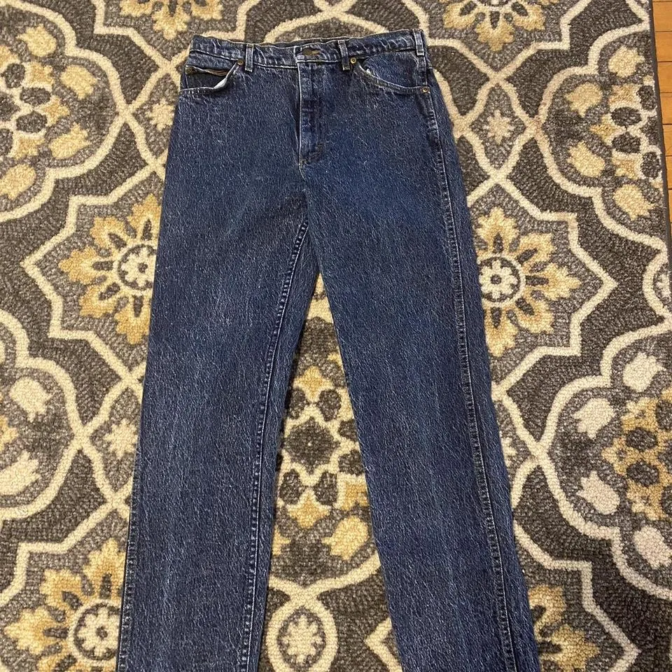 Lee Men's Blue and Navy Jeans