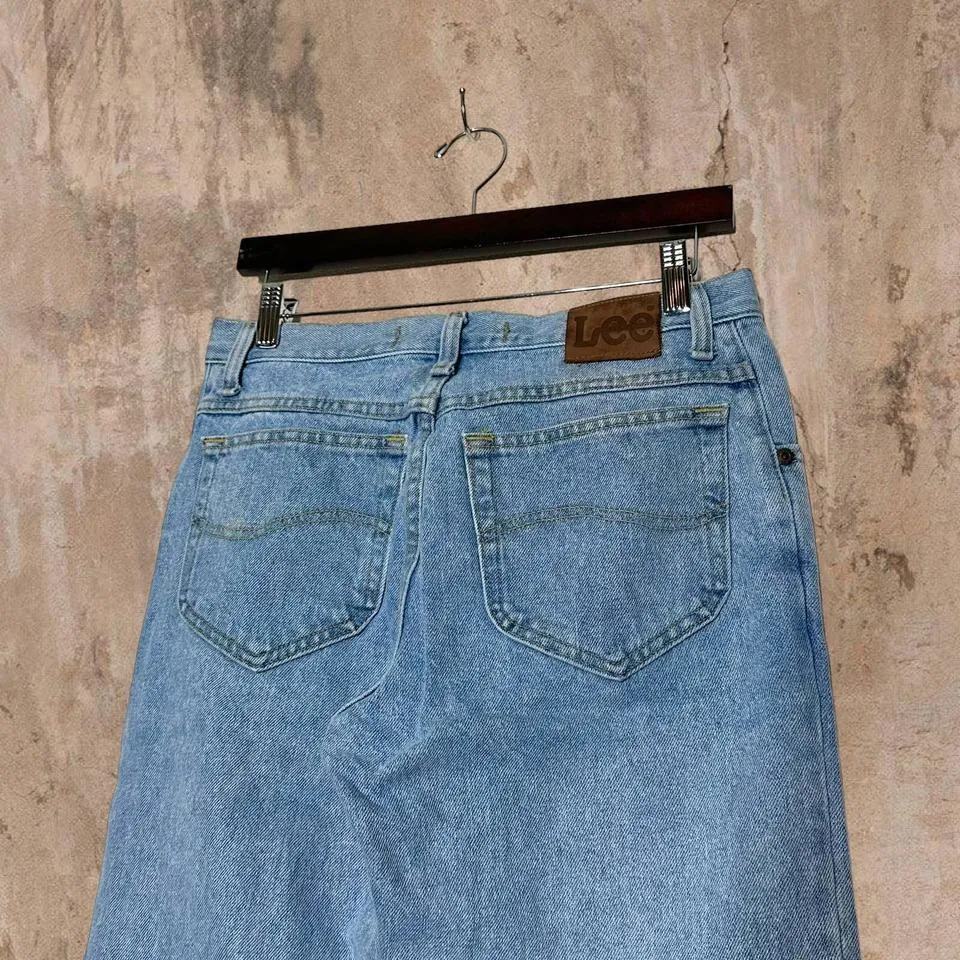 Lee Men's Blue and Brown Jeans