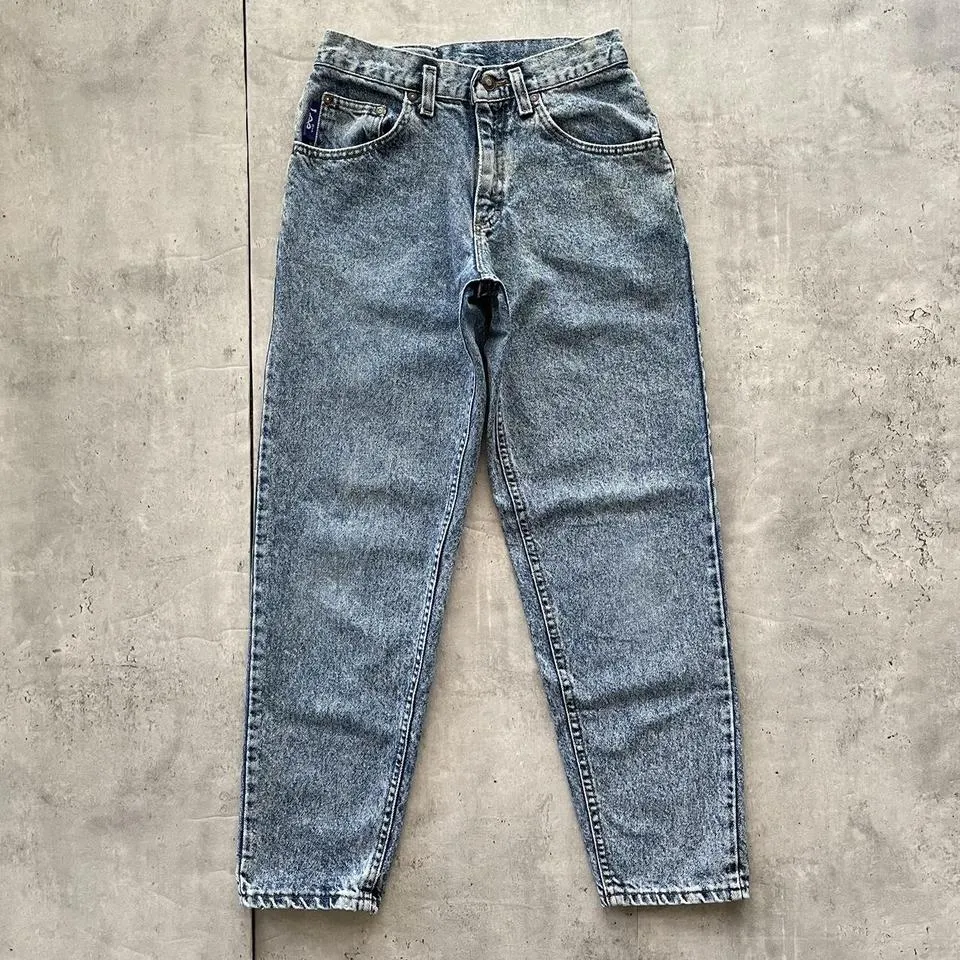 Lee Men's Blue and Grey Jeans