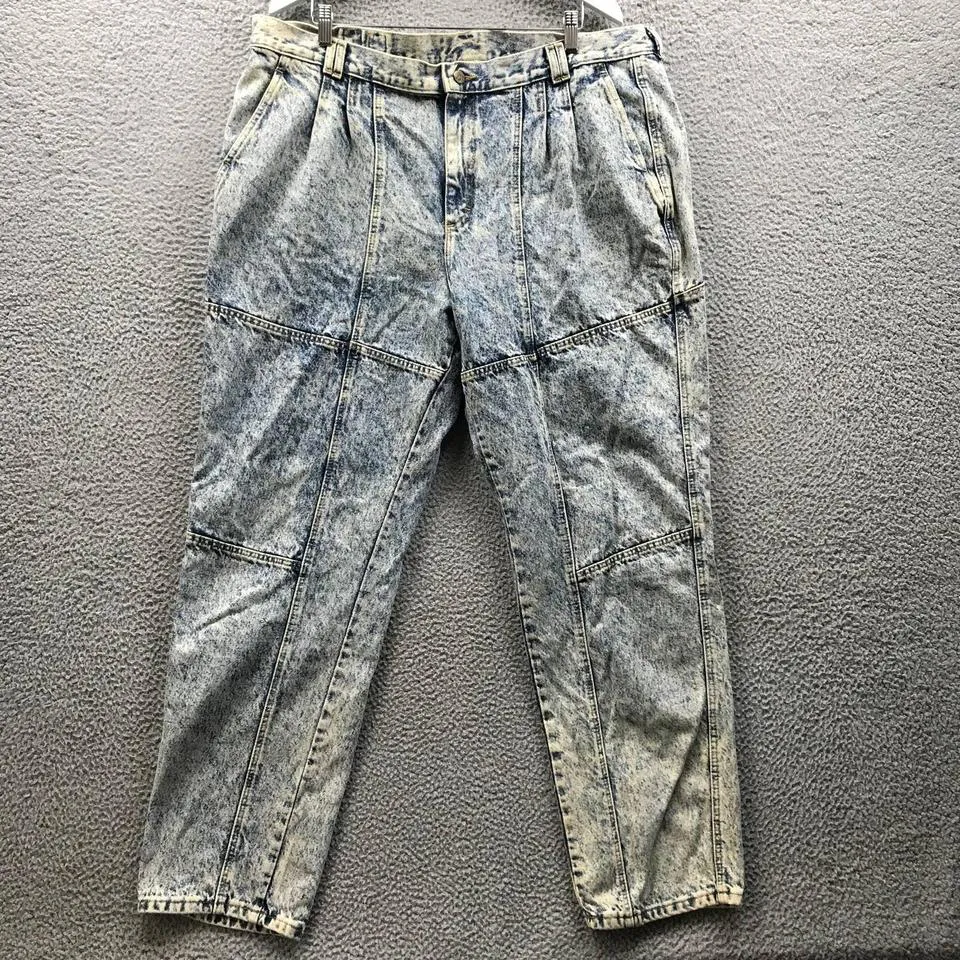 Lee Men's Blue and White Jeans