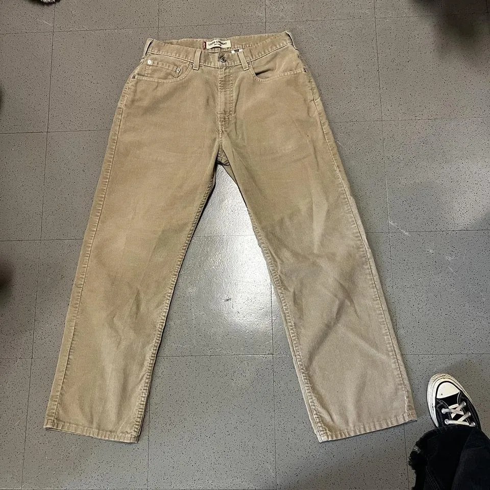 Levi's Men's Khaki and Tan Jeans