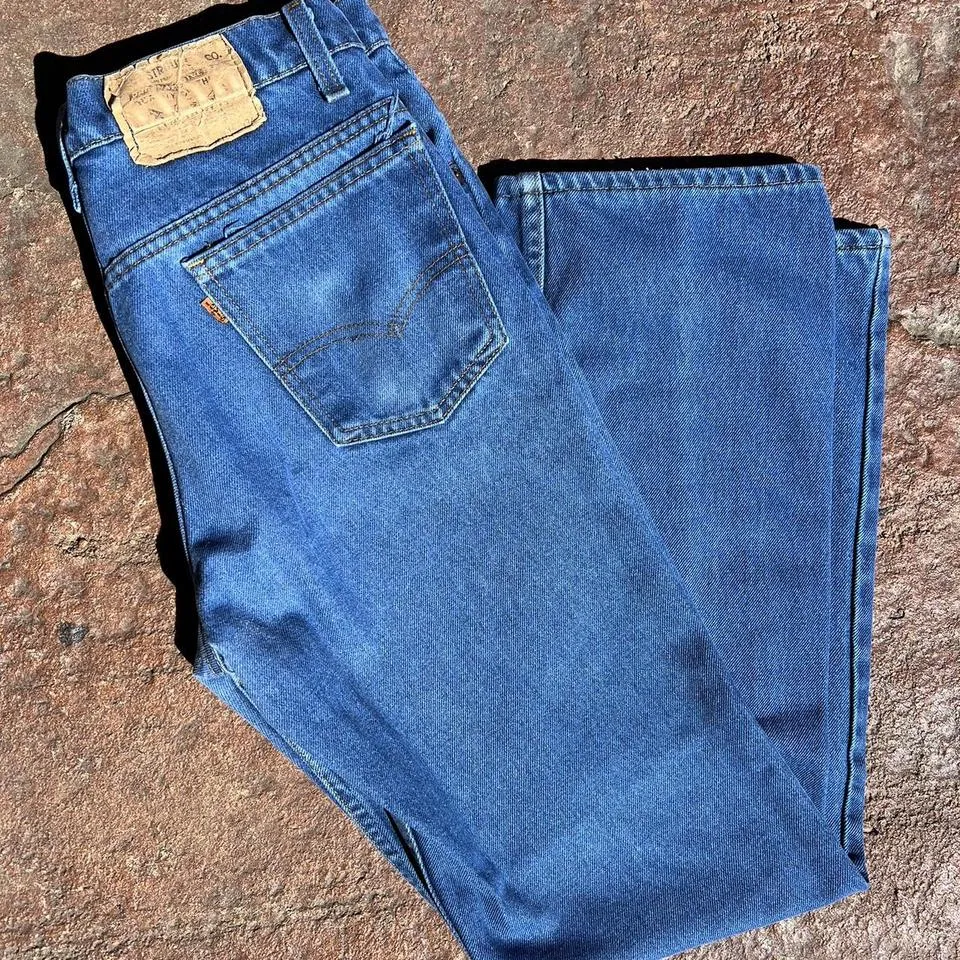 Levi's Men's Blue and Navy Jeans
