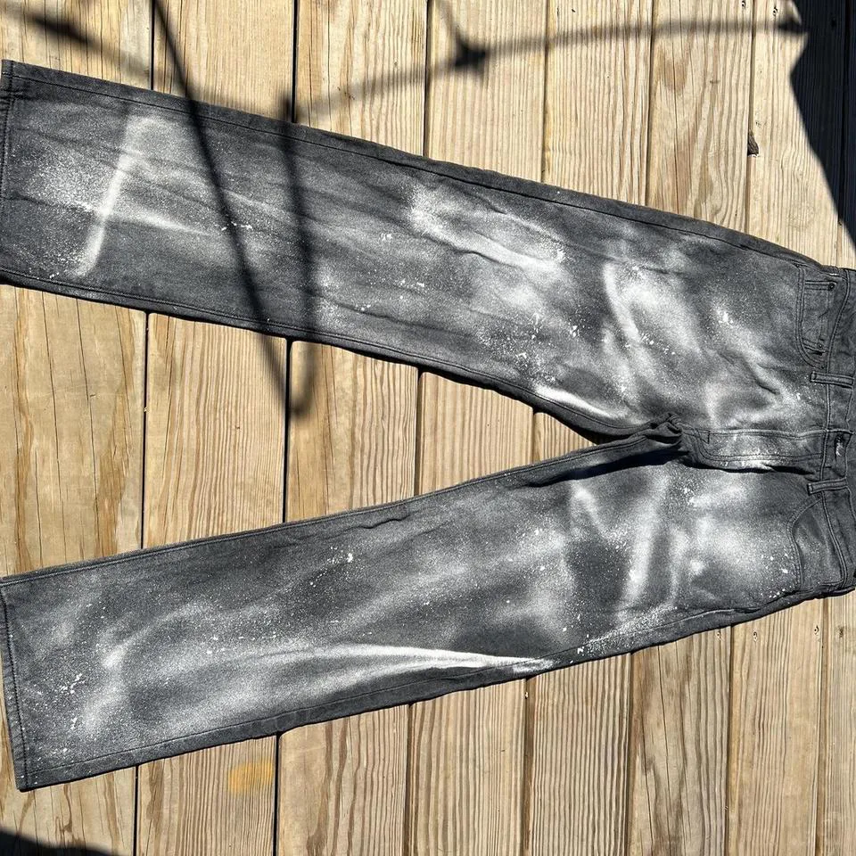 Levi's Men's Black and White Jeans