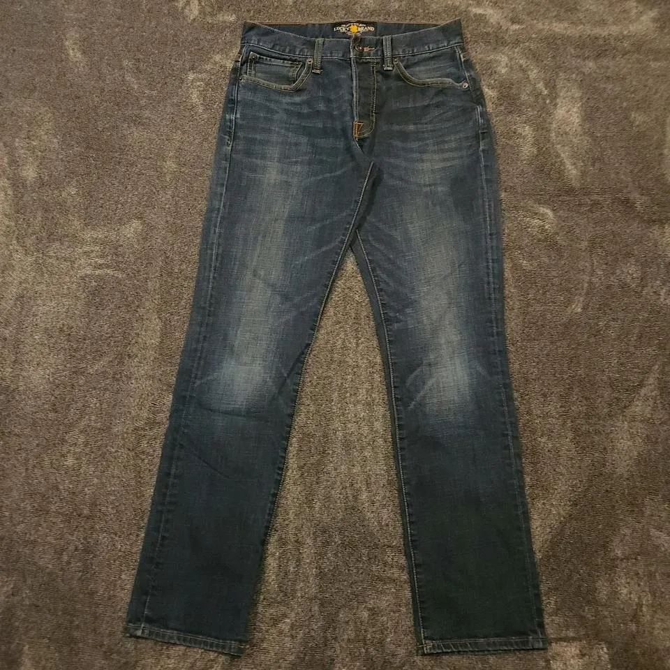 Lucky Brand Men's Blue and Navy Jeans