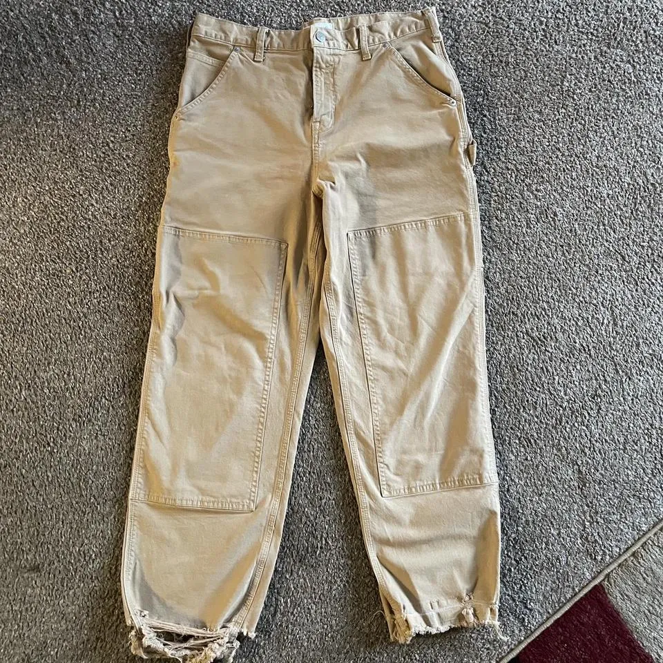 Lucky Brand Men's Cream and Khaki Jeans