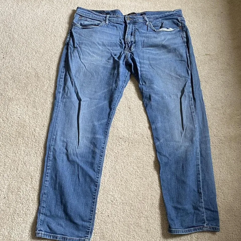 Lucky Brand Men's Blue and Navy Jeans