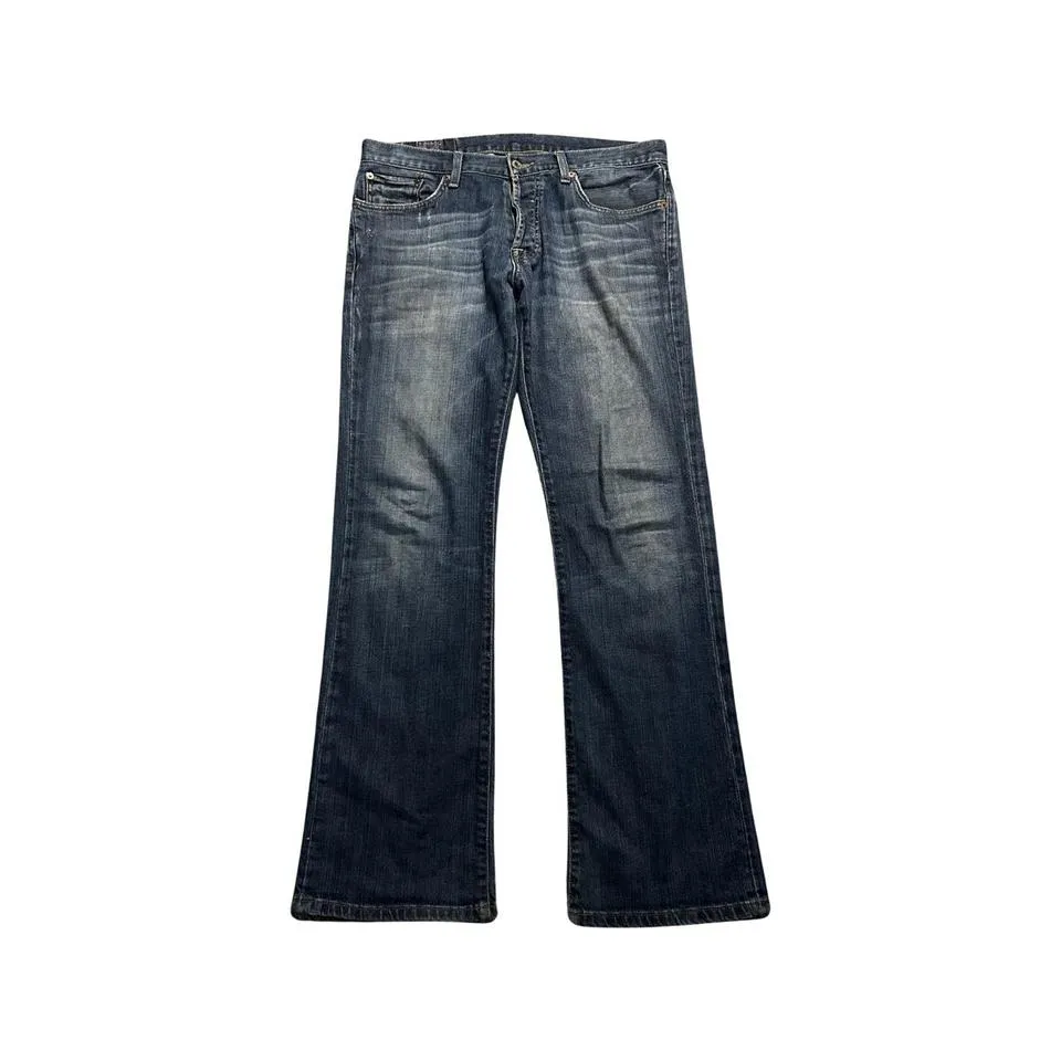 Lucky Brand Men's Navy and Cream Jeans