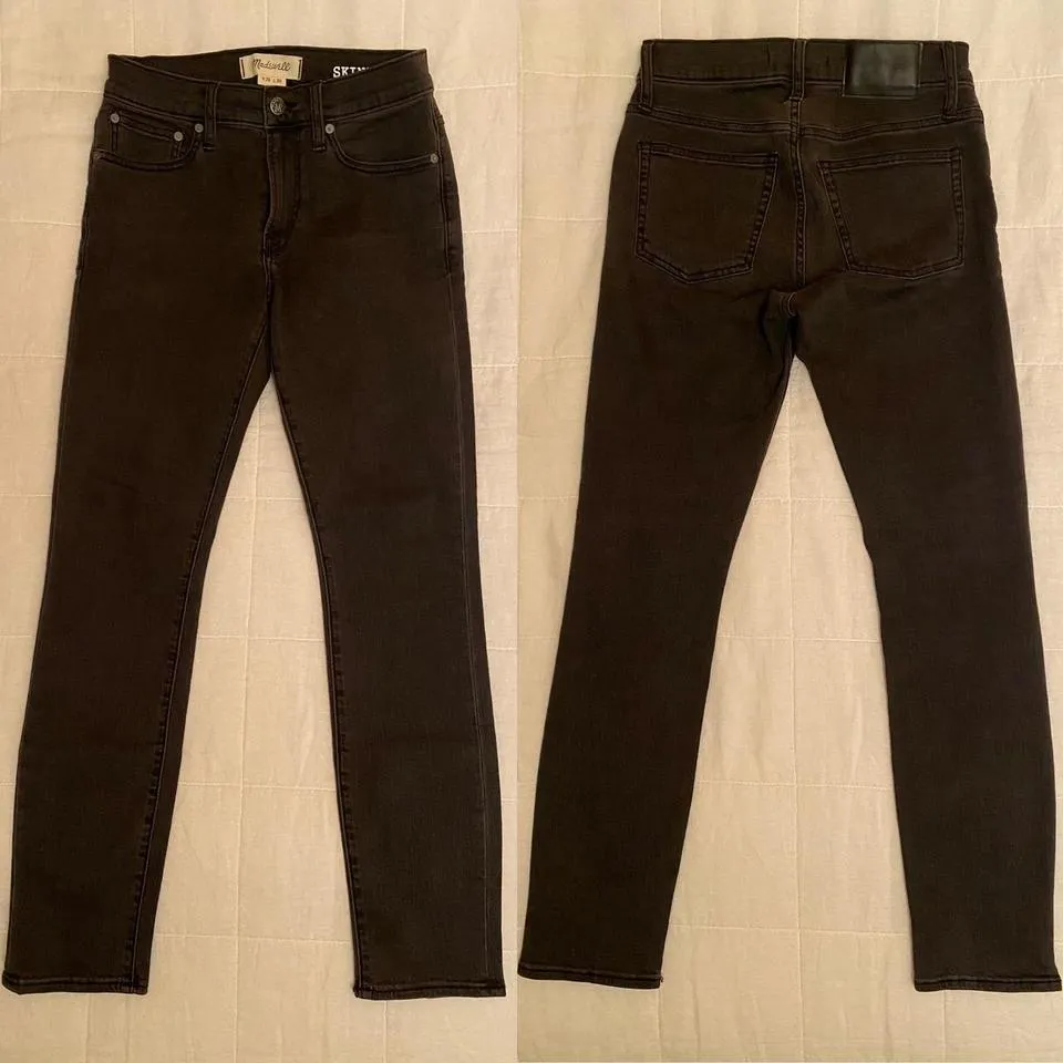Madewell Men's Black and Grey Jeans