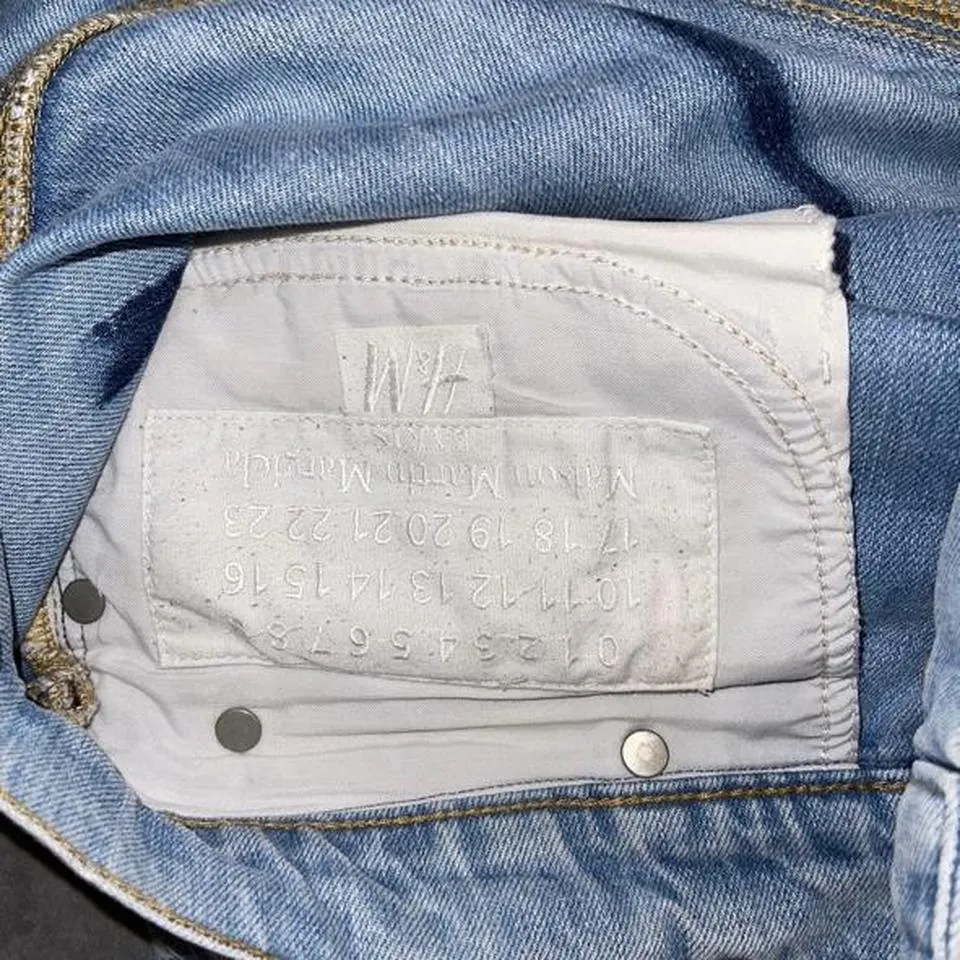 Maison Margiela Men's Blue and Navy Jeans
