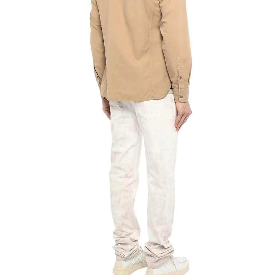 Maison Margiela Men's Cream and White Jeans