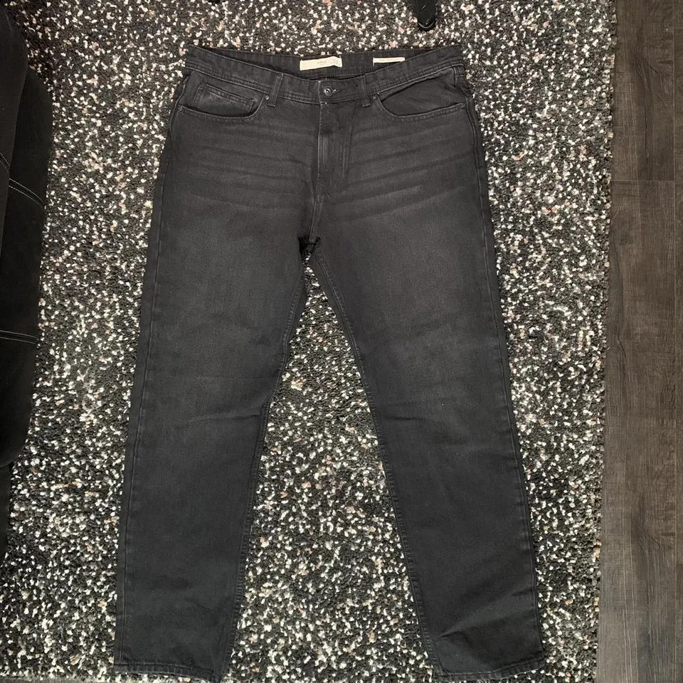 Mango Men's Black Jeans