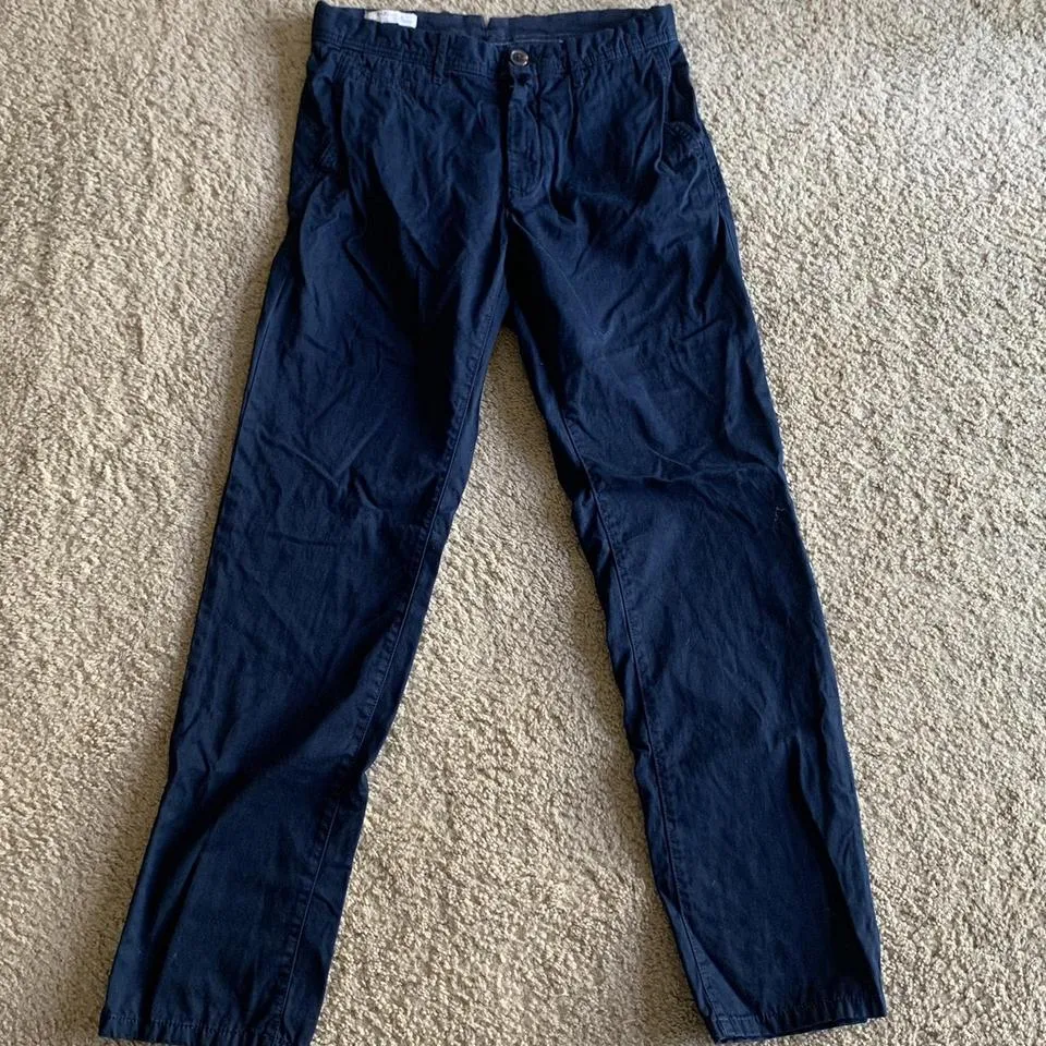 Mango Men's Navy Jeans