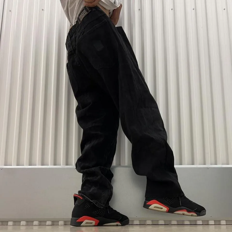 Marithé + François Girbaud Men's Black Jeans