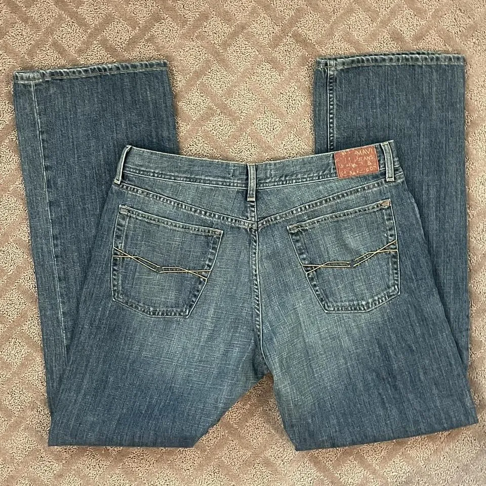 Mavi Men's Blue and Navy Jeans