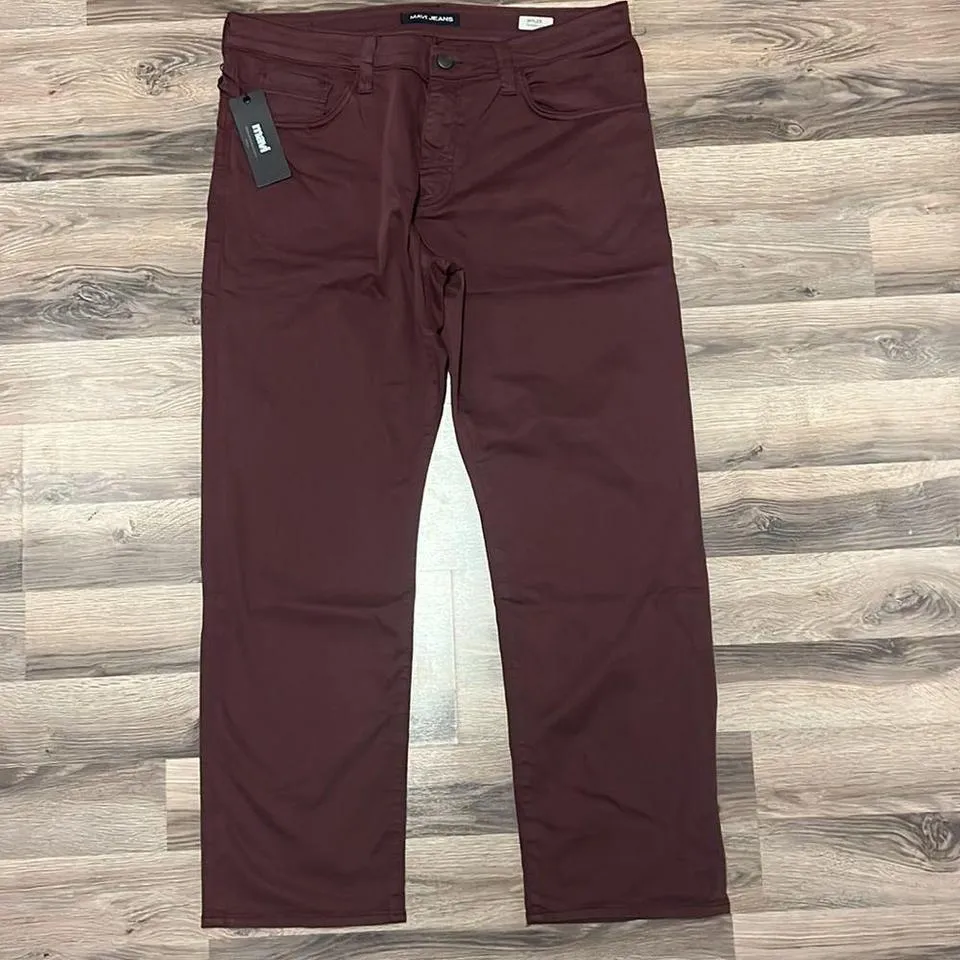 Mavi Men's Red and Brown Jeans