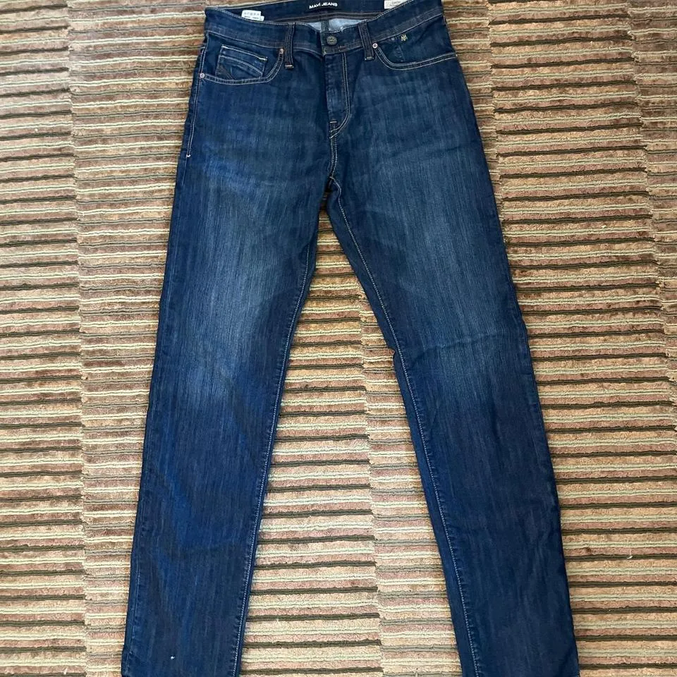 Mavi Men's Navy and Blue Jeans