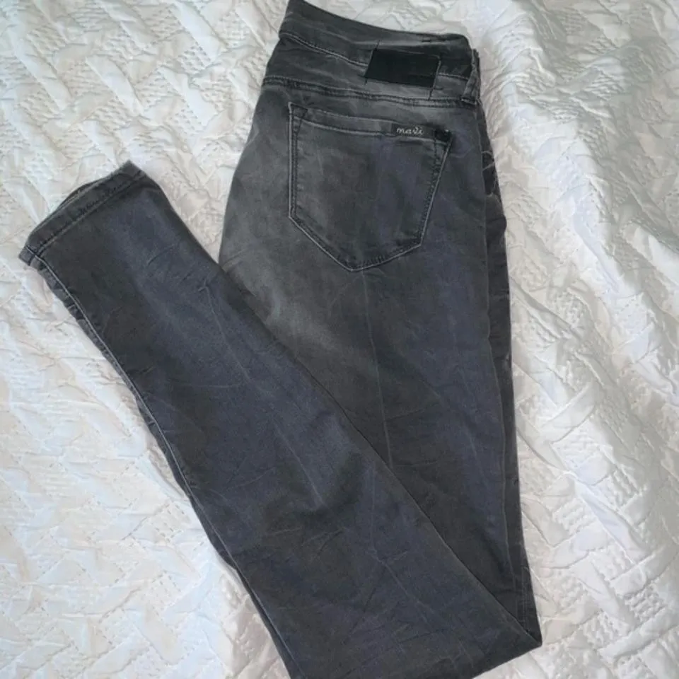 Mavi Men's Grey and Black Jeans
