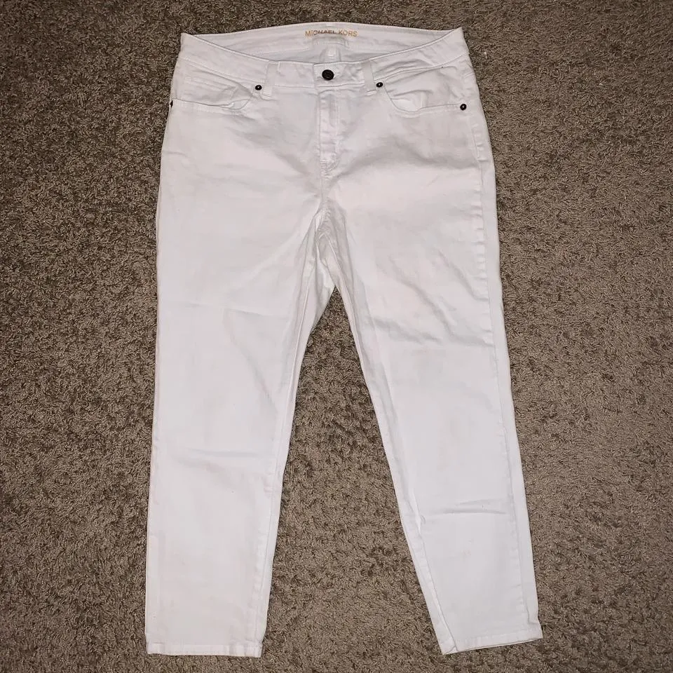 Michael Kors Men's White Jeans