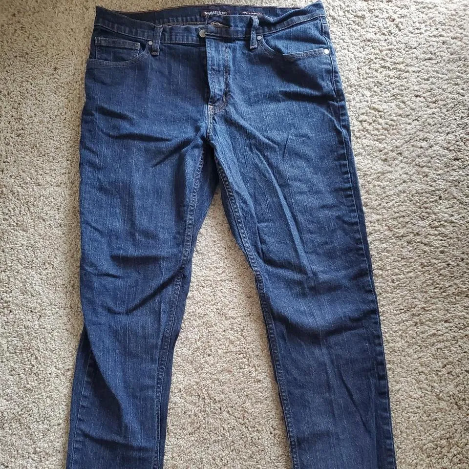 Michael Kors Men's Blue and Navy Jeans