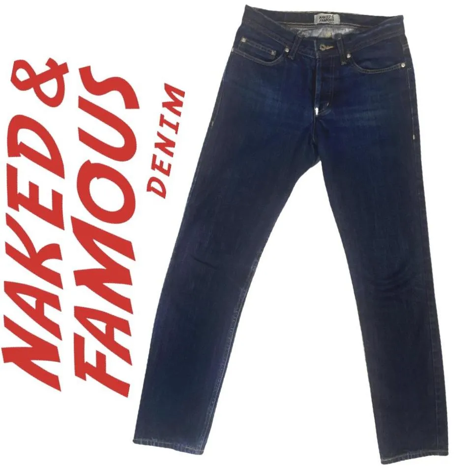 Naked & Famous Denim Men's Blue Jeans