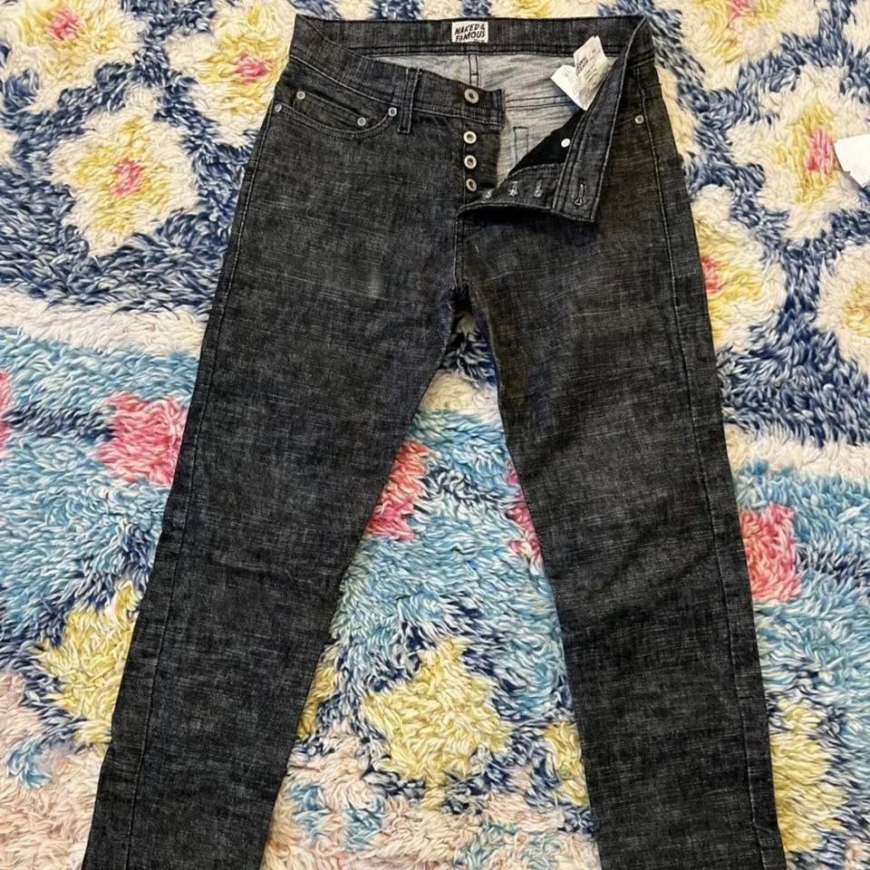 Naked & Famous Denim Men's Black Jeans