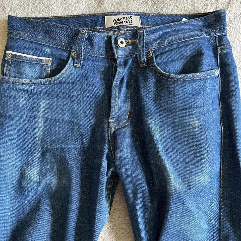 Naked & Famous Denim Men's Blue Jeans