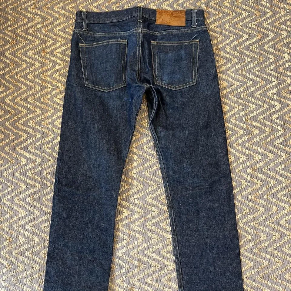 Naked & Famous Denim Men's Navy Jeans
