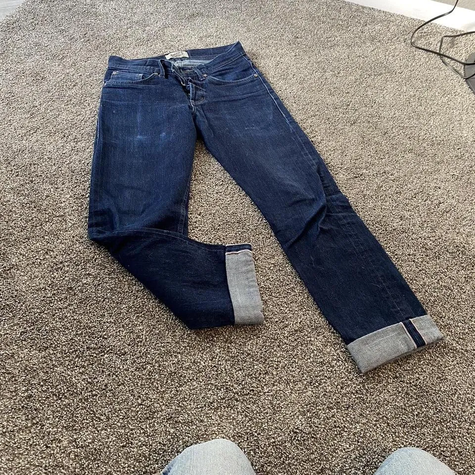 Naked & Famous Denim Men's Navy Jeans