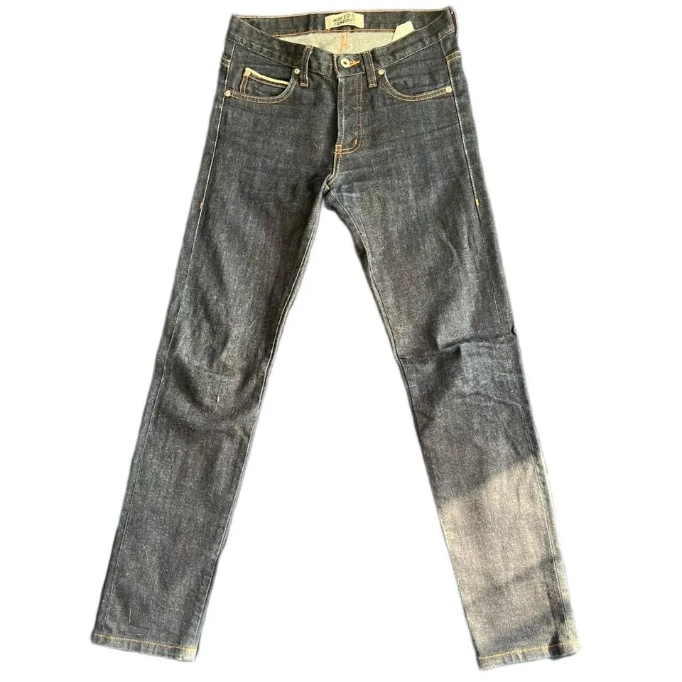 Naked & Famous Denim Men's Blue and Navy Jeans
