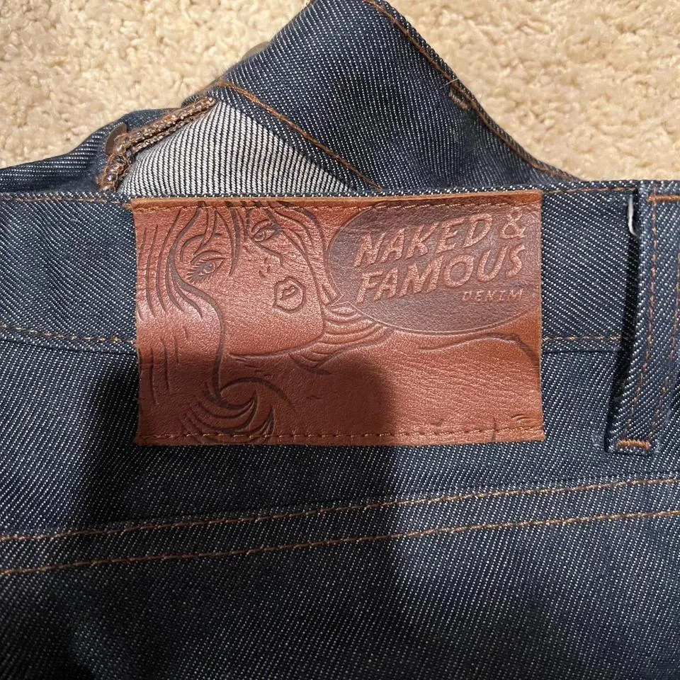 Naked & Famous Denim Men's Navy Jeans