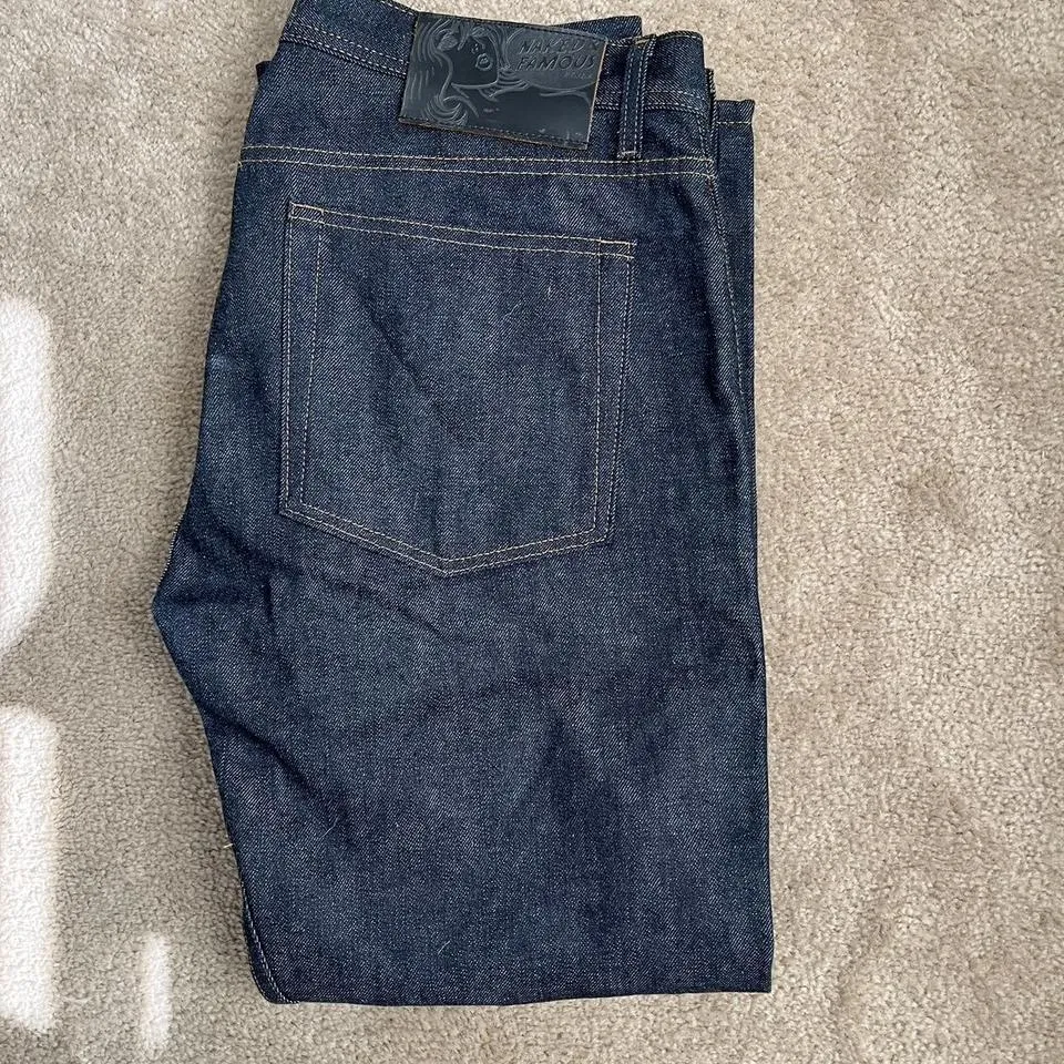 Naked & Famous Denim Men's Navy Jeans
