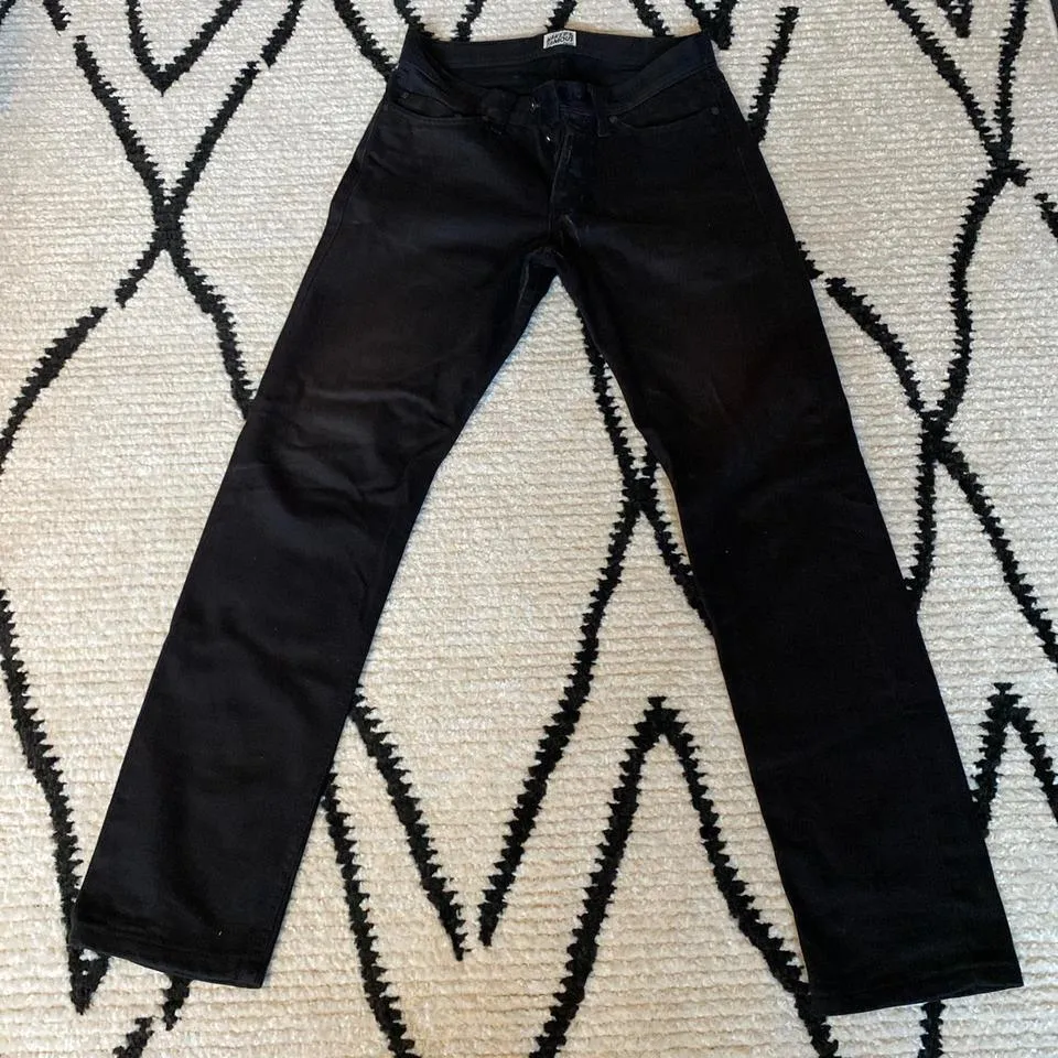 Naked & Famous Denim Men's Black Jeans