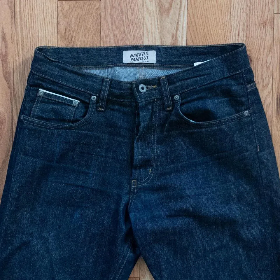 Naked & Famous Denim Men's Navy Jeans