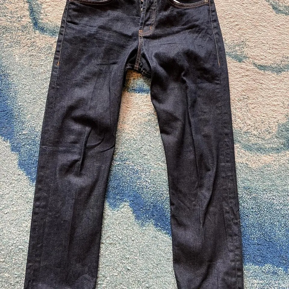 Naked & Famous Denim Men's Blue and Navy Jeans