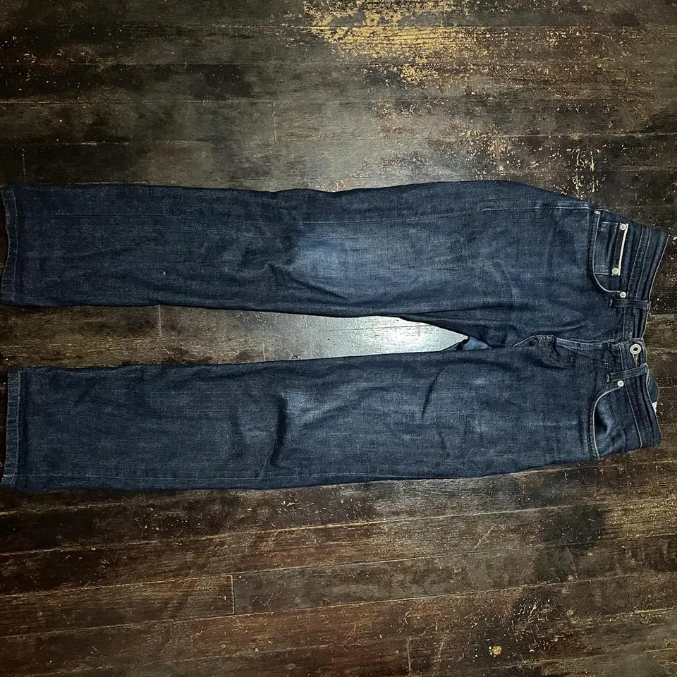 Naked & Famous Denim Men's Blue and Navy Jeans
