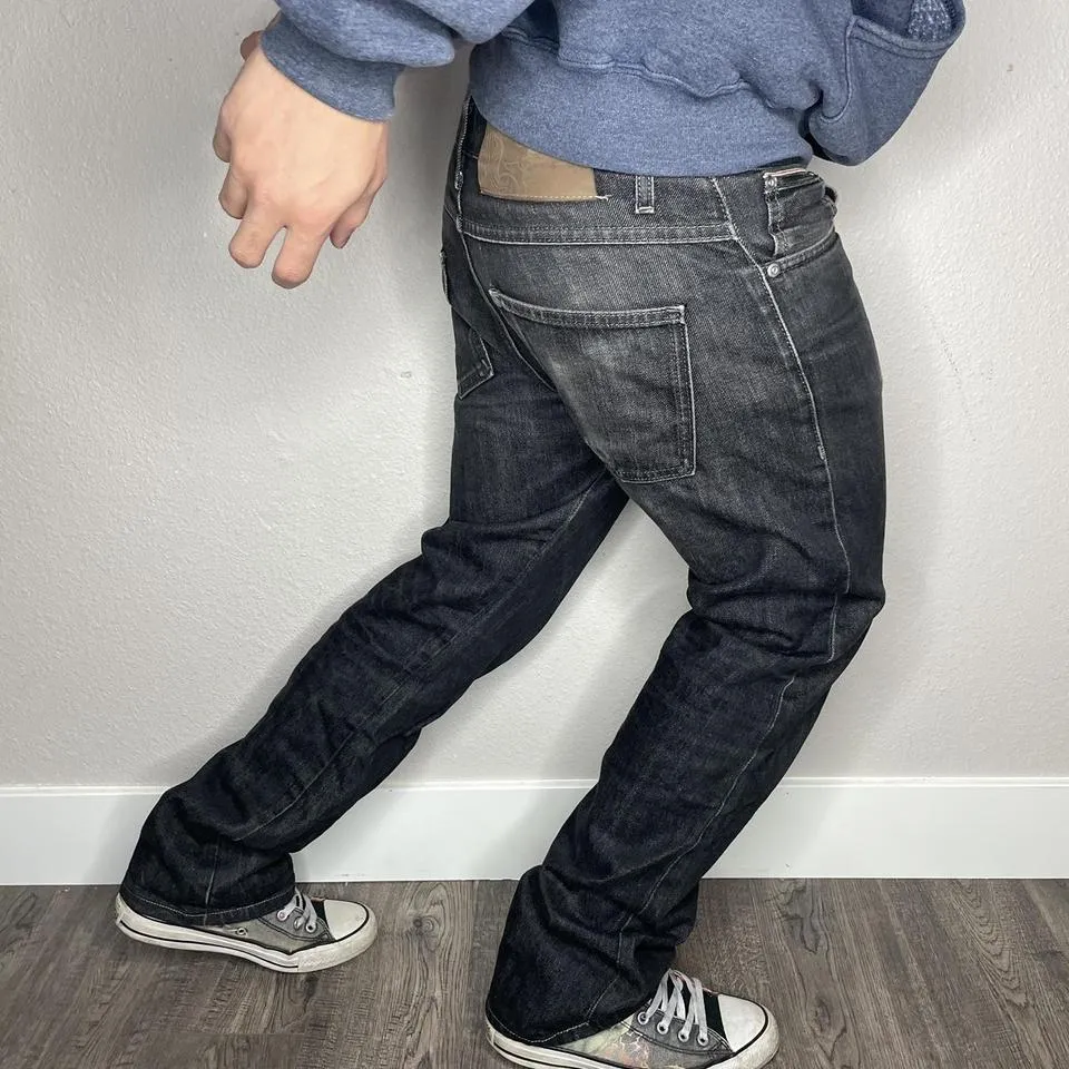 Naked & Famous Denim Men's Black Jeans