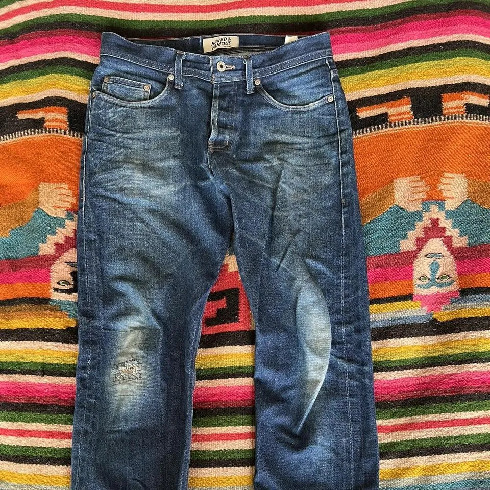 Naked & Famous Denim Men's Blue Jeans