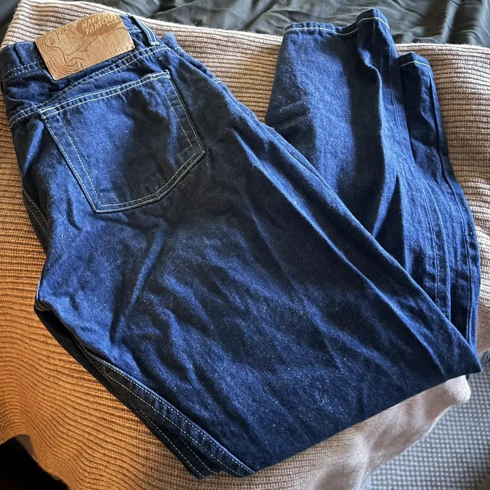 Naked & Famous Denim Men's Navy Jeans