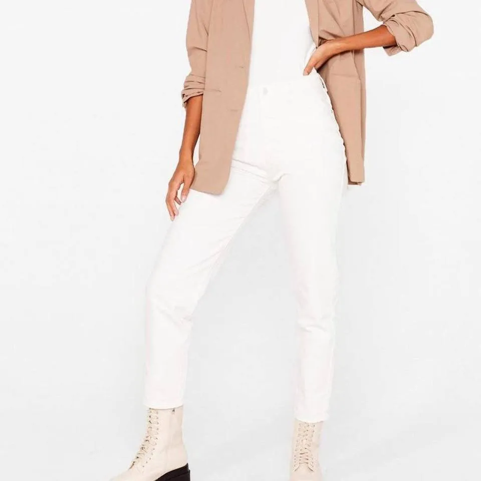 Nasty Gal Men's White Jeans